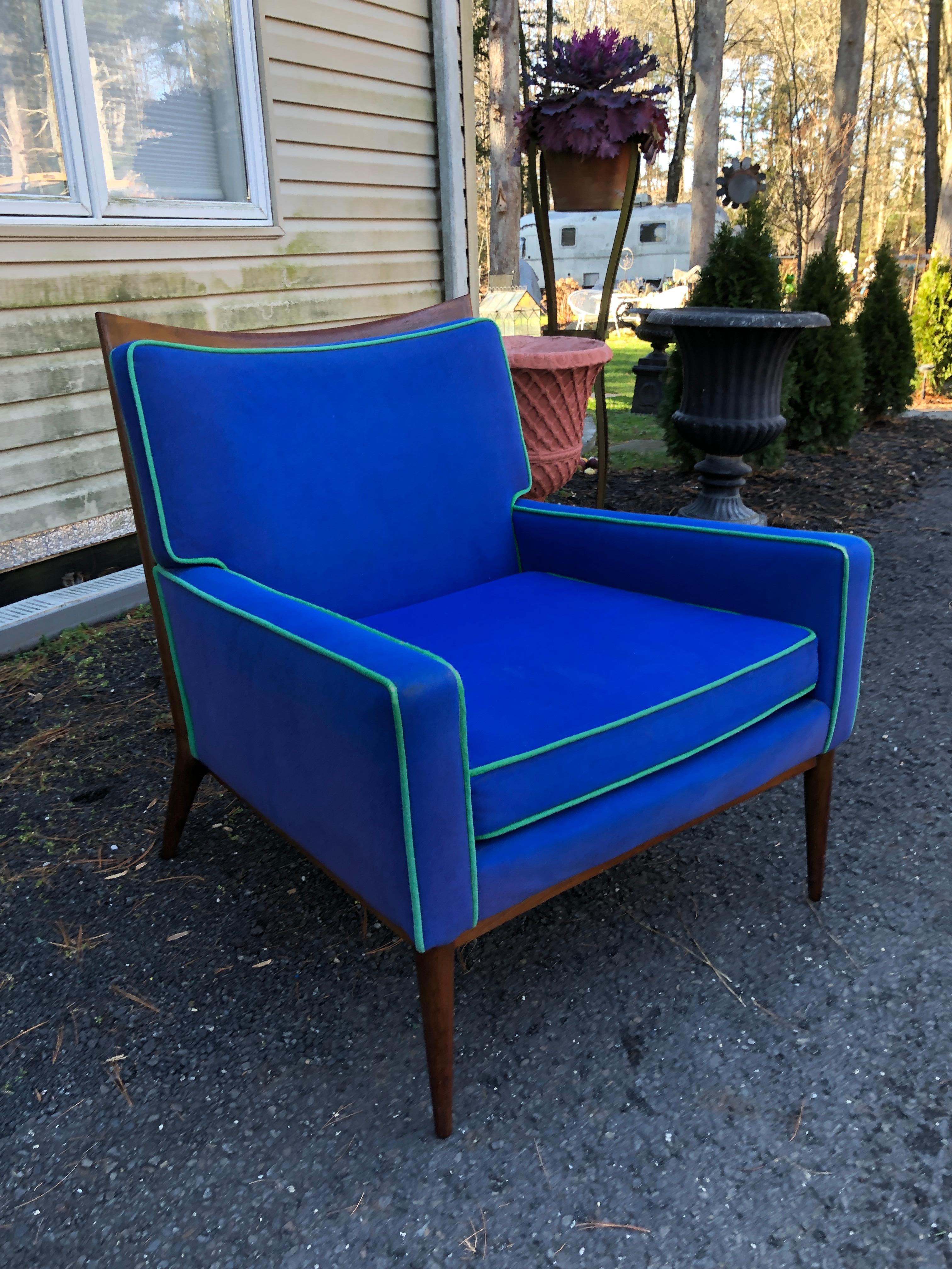 Handsome Paul McCobb for Directional Model 1322 Lounge Chair Mid-Century Modern For Sale 13