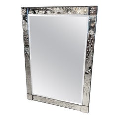 Handsome Rectangular Venetian Mirror, 1920-40s France (Possible Pair)