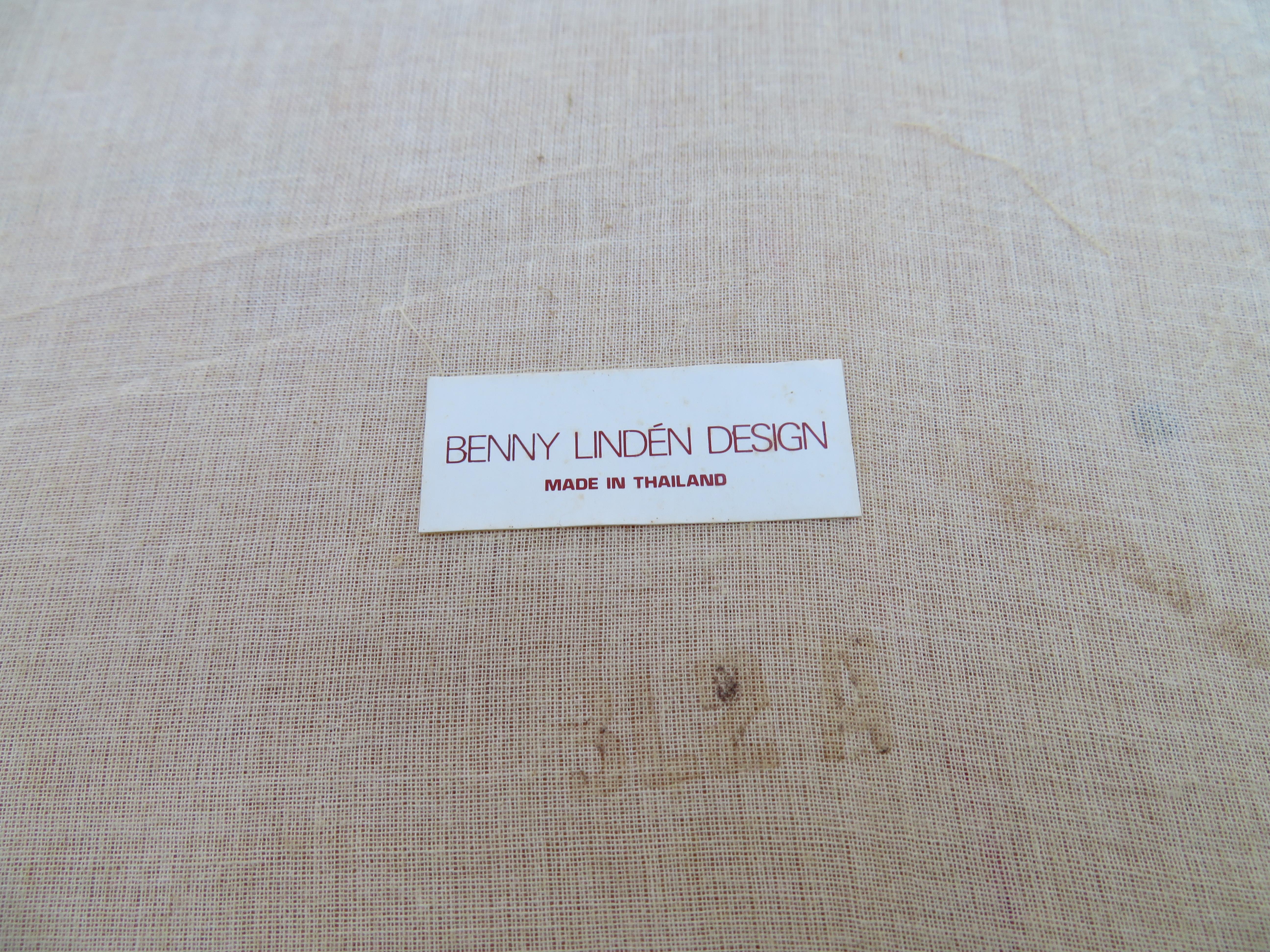 Handsome Set of 6 Danish Benny Linden Teak Dining Chairs Mid-Century Modern For Sale 3