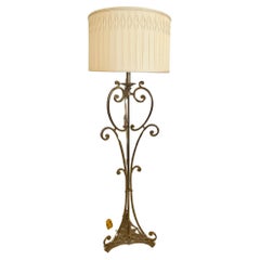 Retro Handsome Solid Brass Floor Lamp