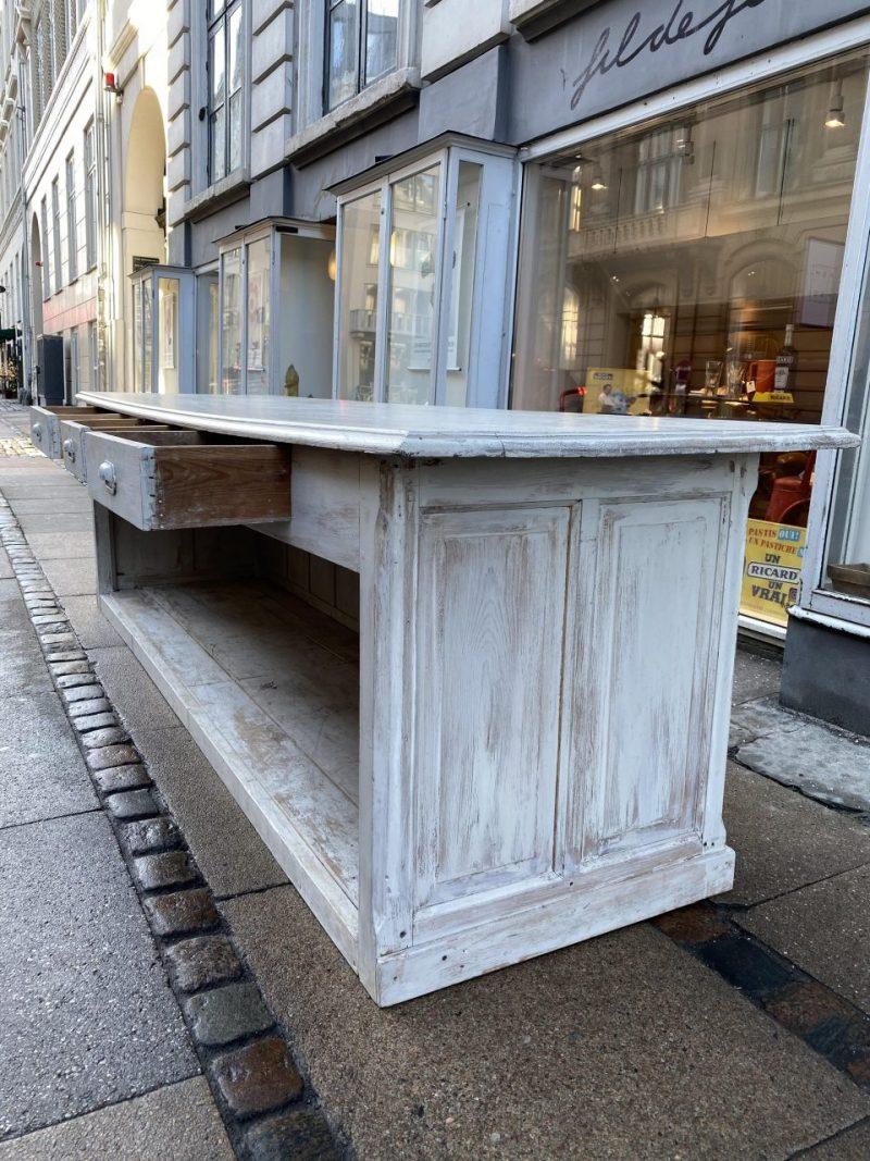 Wood Handsome Southern French 1900 Grocer's Counter / Sideboard For Sale