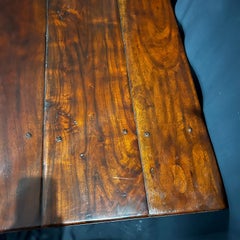 Handsome Theodore Alexander Castle Bromwich Coffee Table with Iron Stretchers