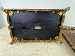 Bellissimo baule in pelle lavorata di Maitland Smith