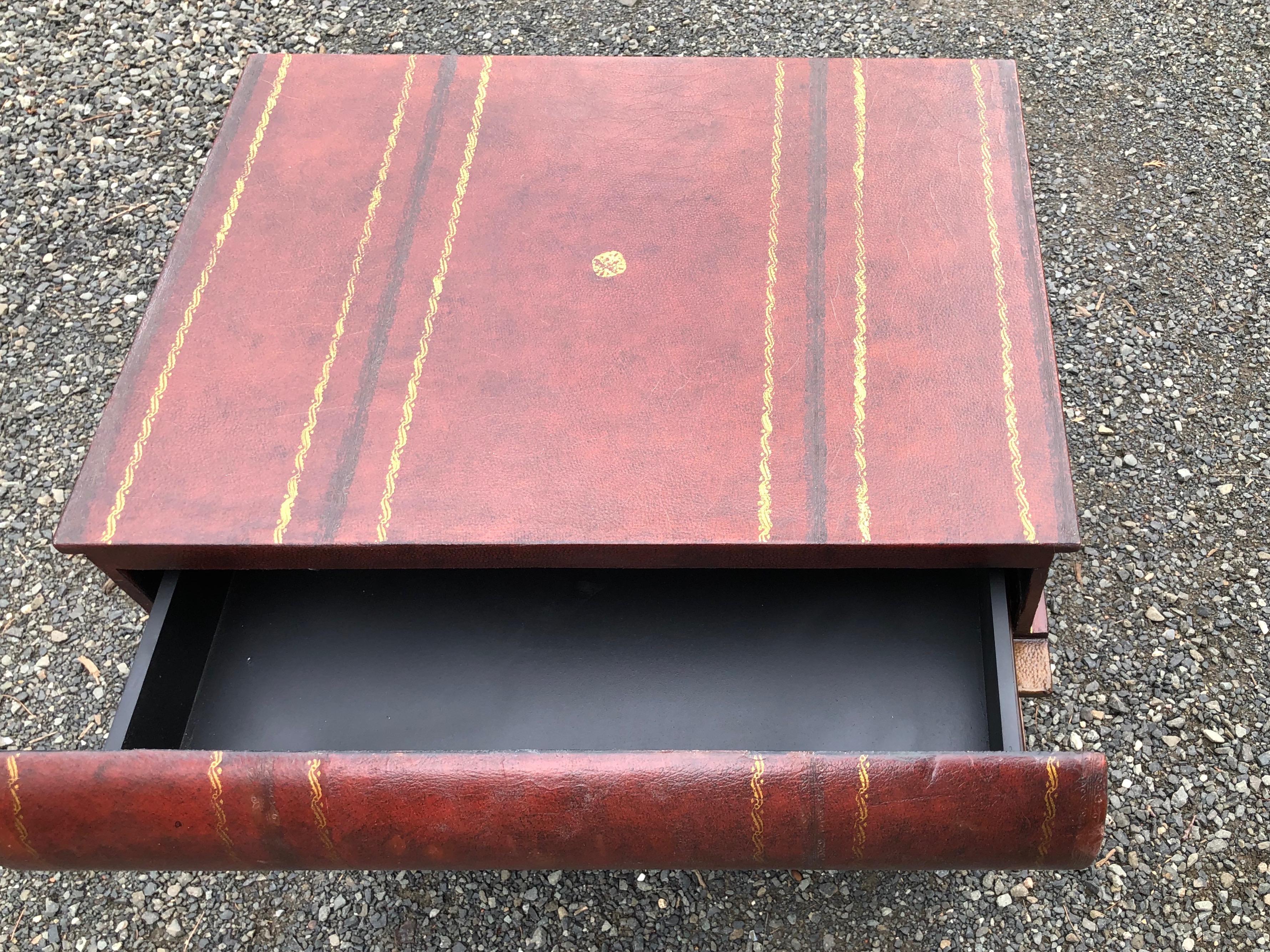 stack of books end table