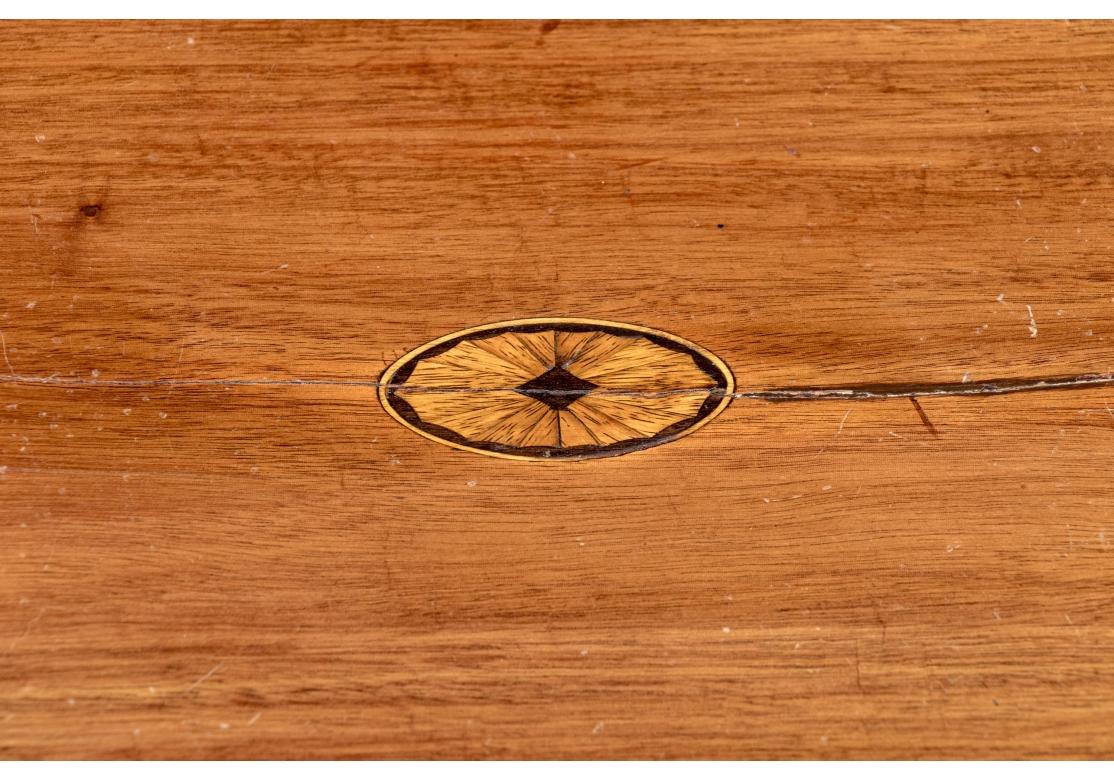 Handsome Twin Handled Tray Top Mahogany Table For Sale 3