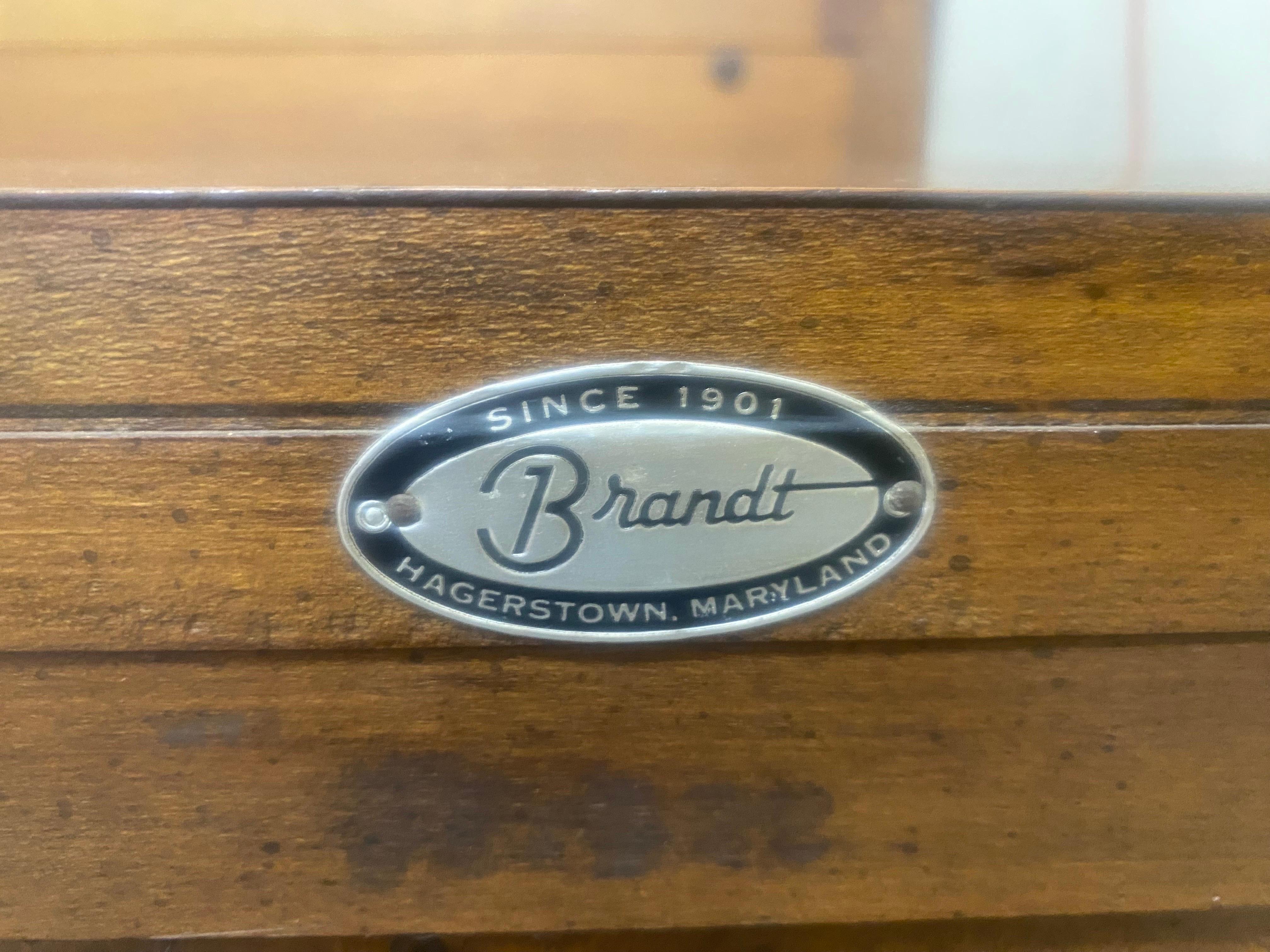 Schöner Vintage-Beistellschrank im Clubhausstil von Brandt im Angebot 2