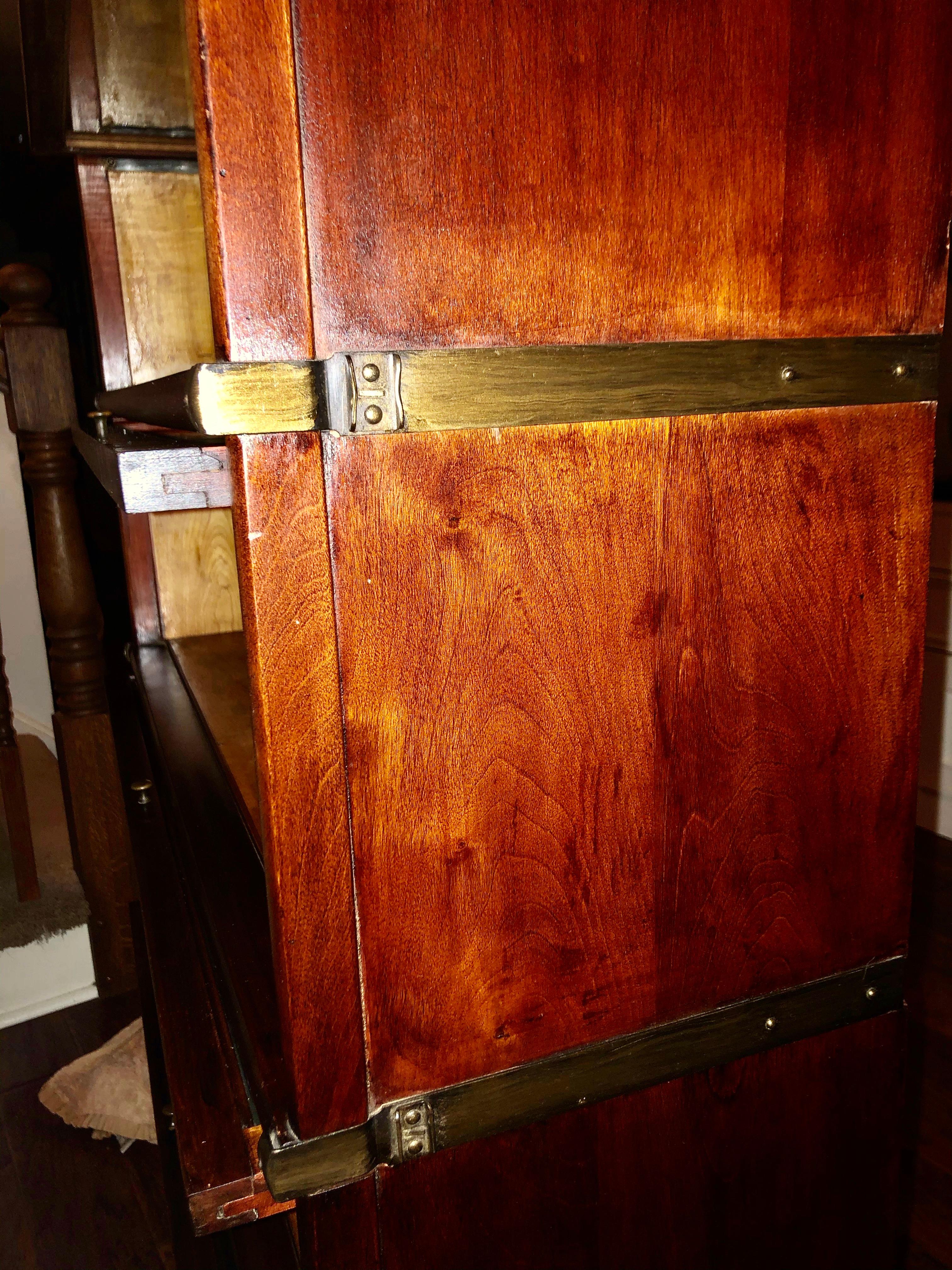 Early 20th Century Handsome Vintage Globe Wernicke Stacking Oak and Glass Barrister Bookcase