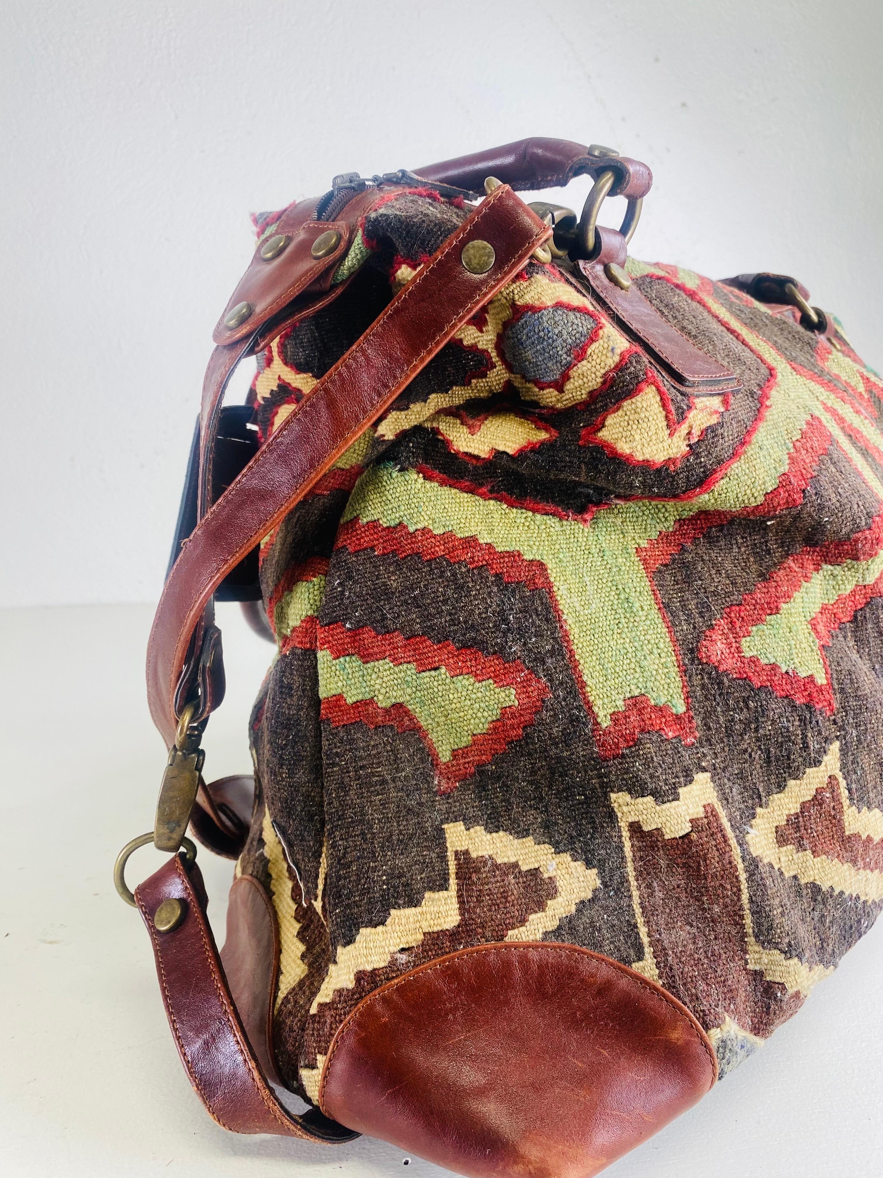 Hübsche Vintage Killam und Leder Schulranzen (Internationaler Stil) im Angebot