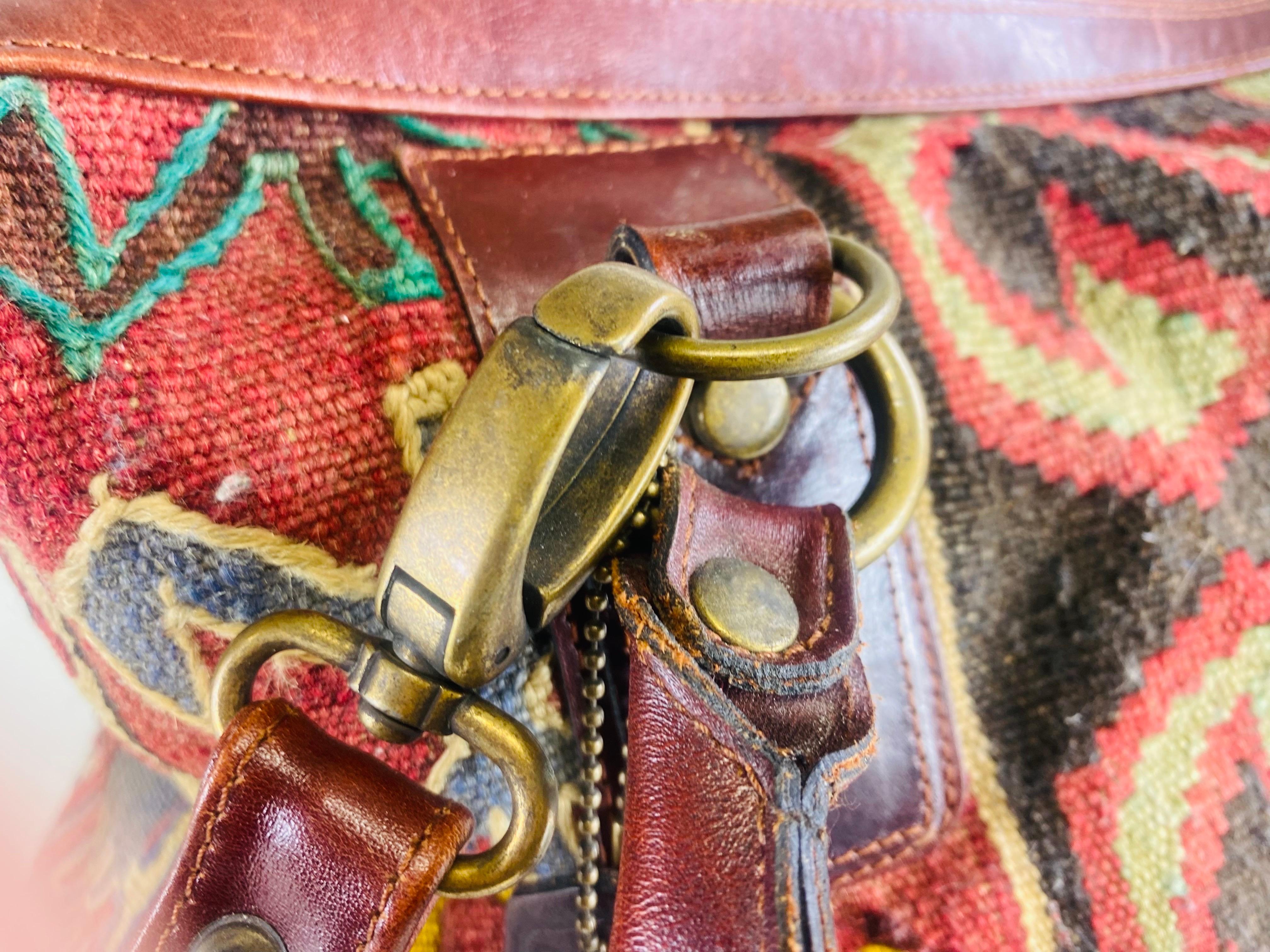 Hübsche Vintage Killam und Leder Schulranzen (Ende des 20. Jahrhunderts) im Angebot