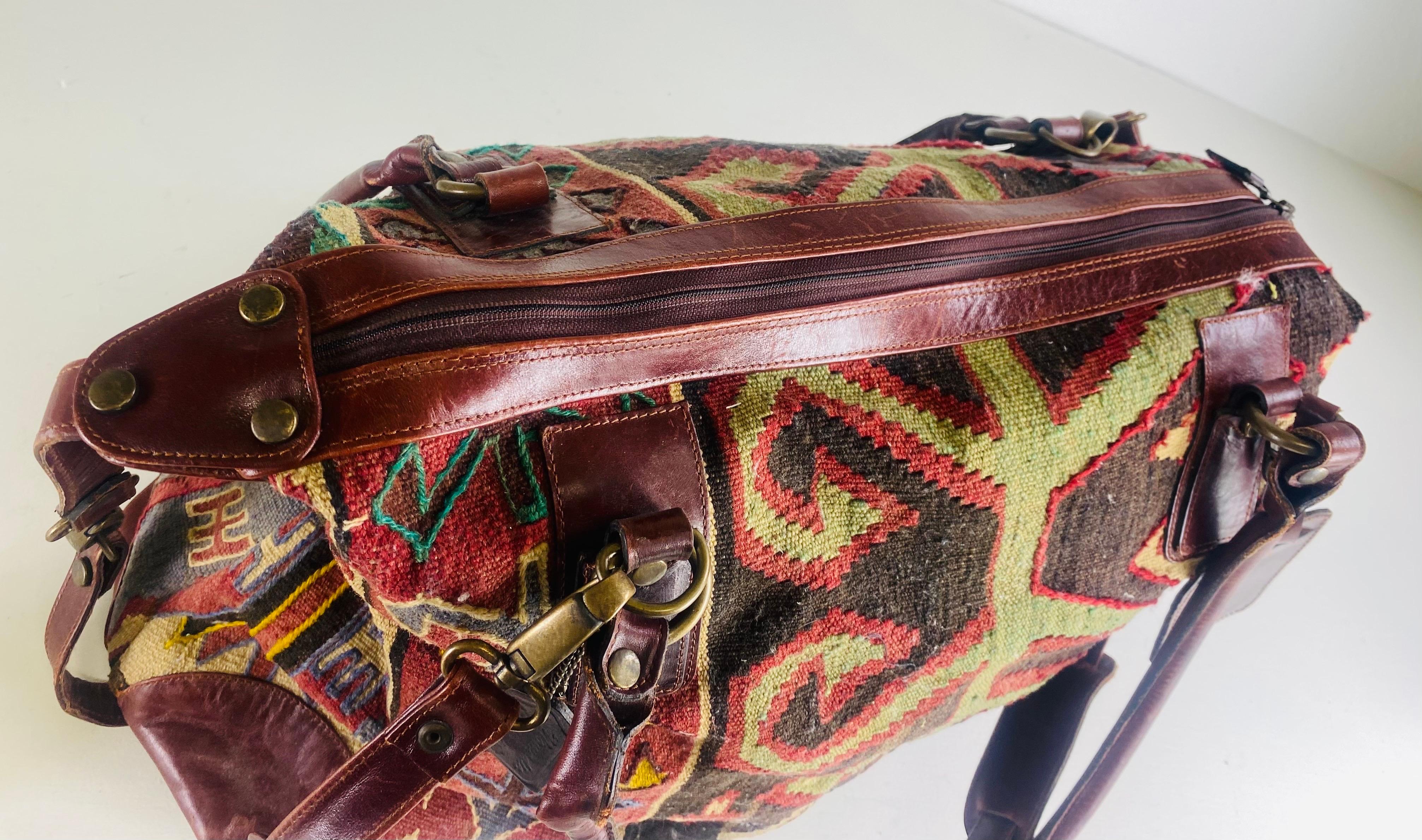 Hübsche Vintage Killam und Leder Schulranzen im Angebot 1