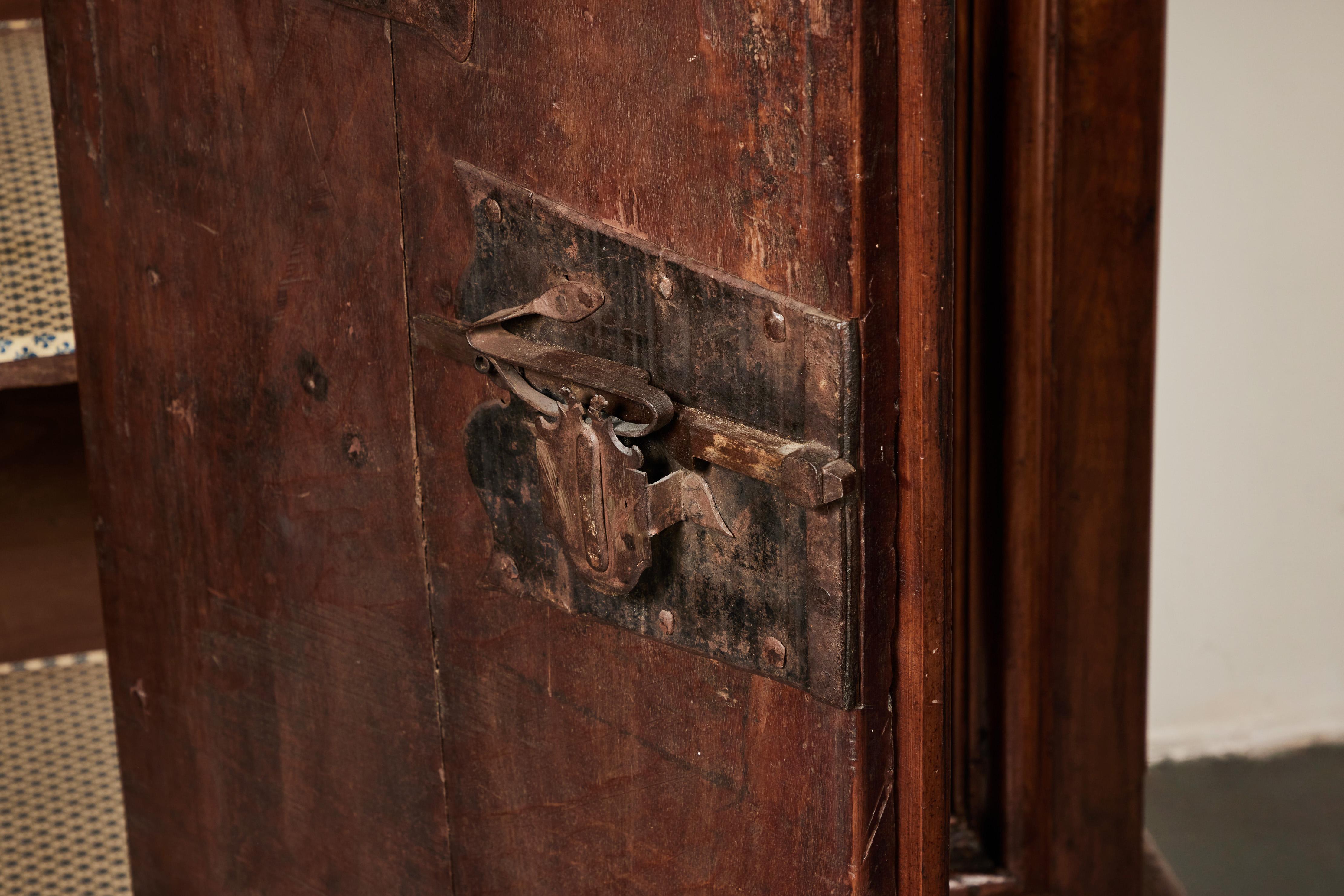 Hand-Carved Walnut  Tuscan Buffet For Sale