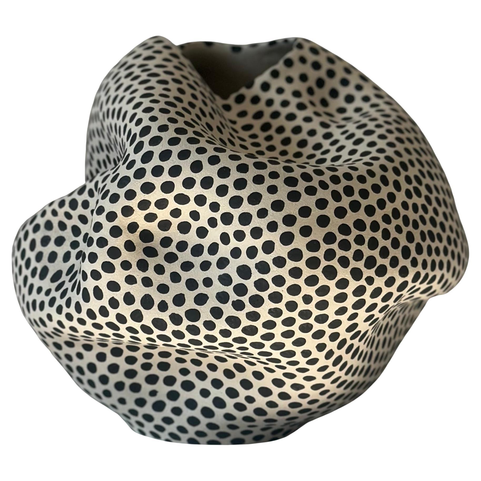Handthrown vase by Norwegian artist Jossolini
