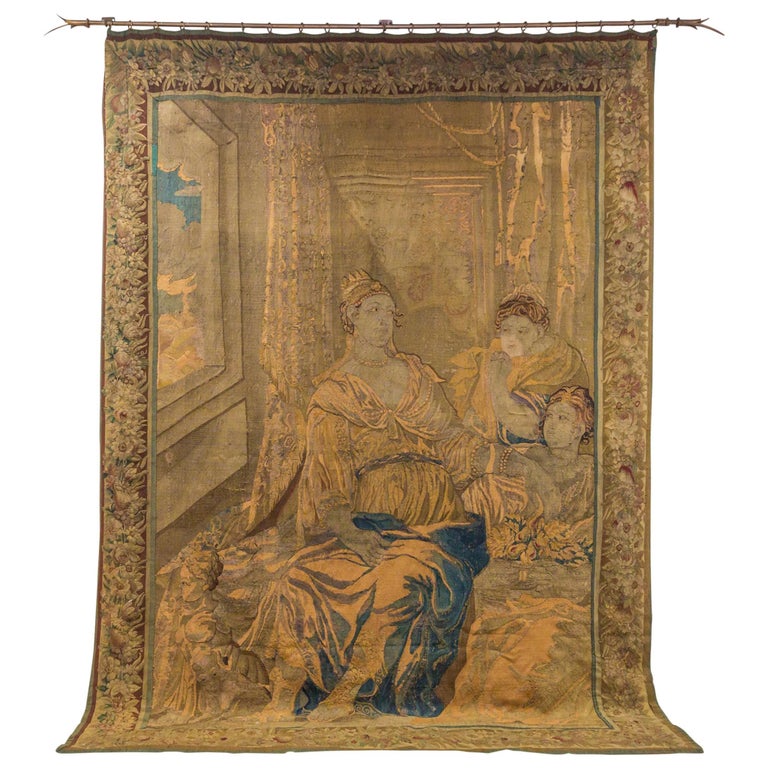 Antique Flemish Tapestry For Sale at 1stdibs