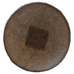 Antique Handwoven African Basket