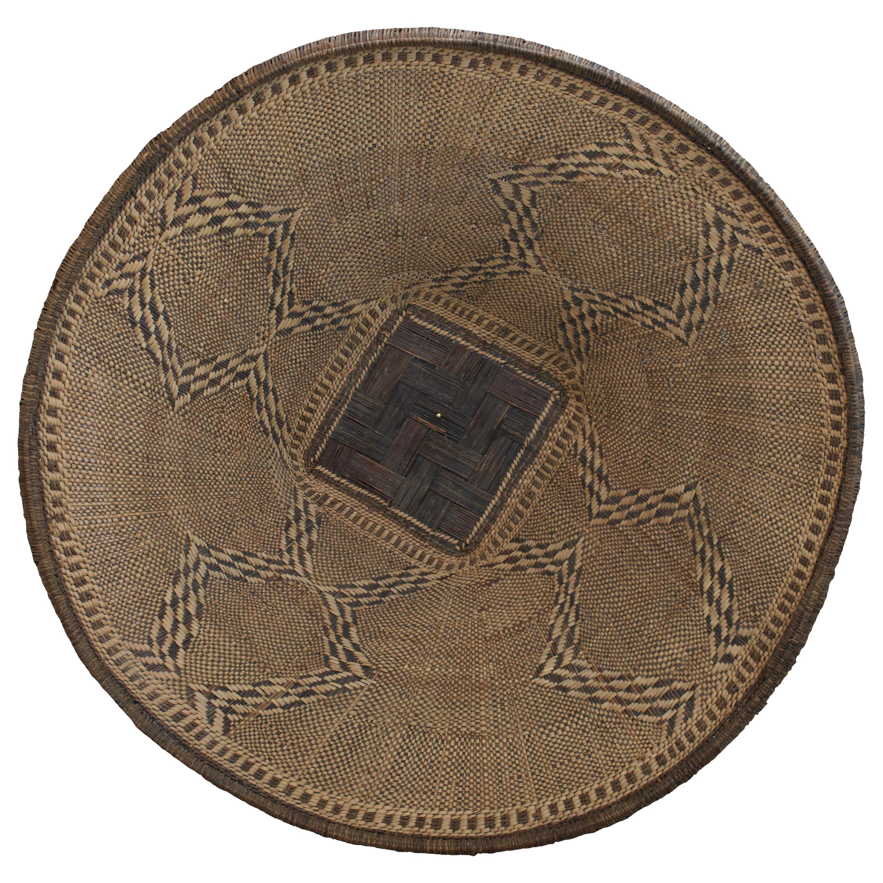 Handwoven African Basket at 1stDibs