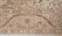 Handwoven Agra Style Rug, 100% Wool, Floral Design, Pakistan, New