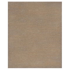 Handwoven All-Natural Beige Hemp Rug