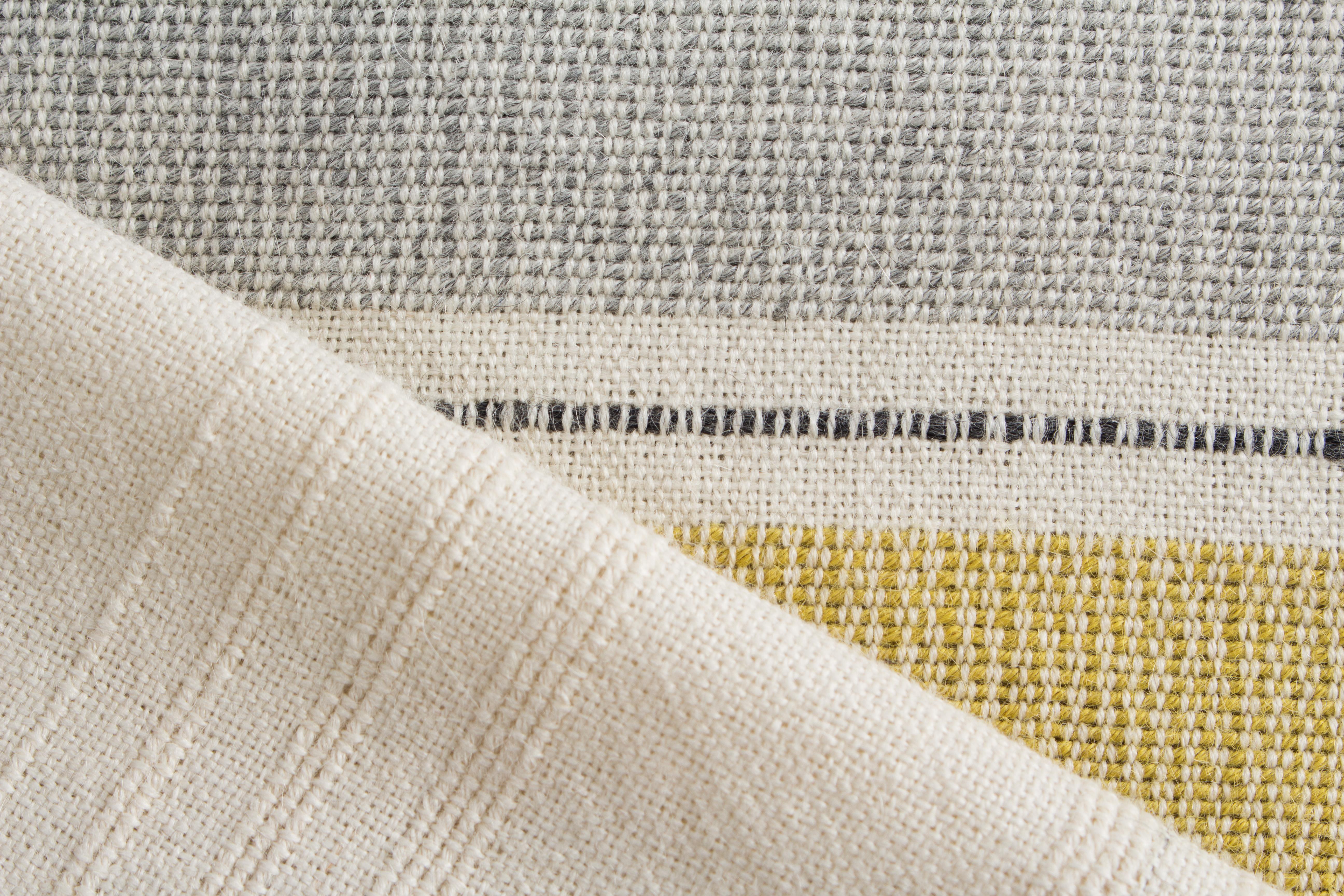 Modern Handwoven Alpaca Throw