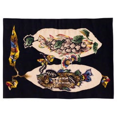 Tapisserie d'Aubusson Jean Lurcat tissée et signée