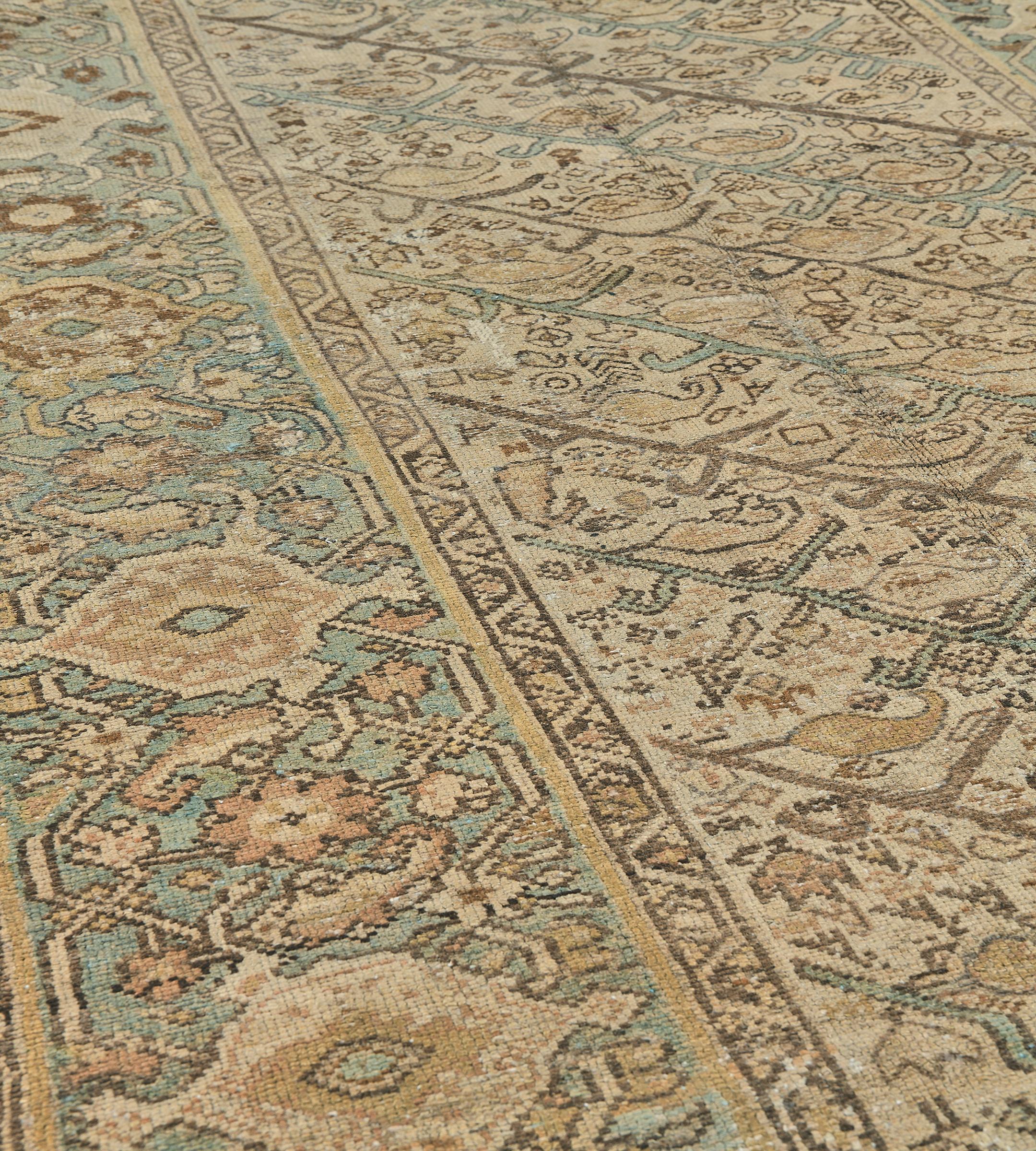 Persiano Runner persiano Boteh tessuto a mano, antico, CIRCA 1900, Malayer persiano in vendita