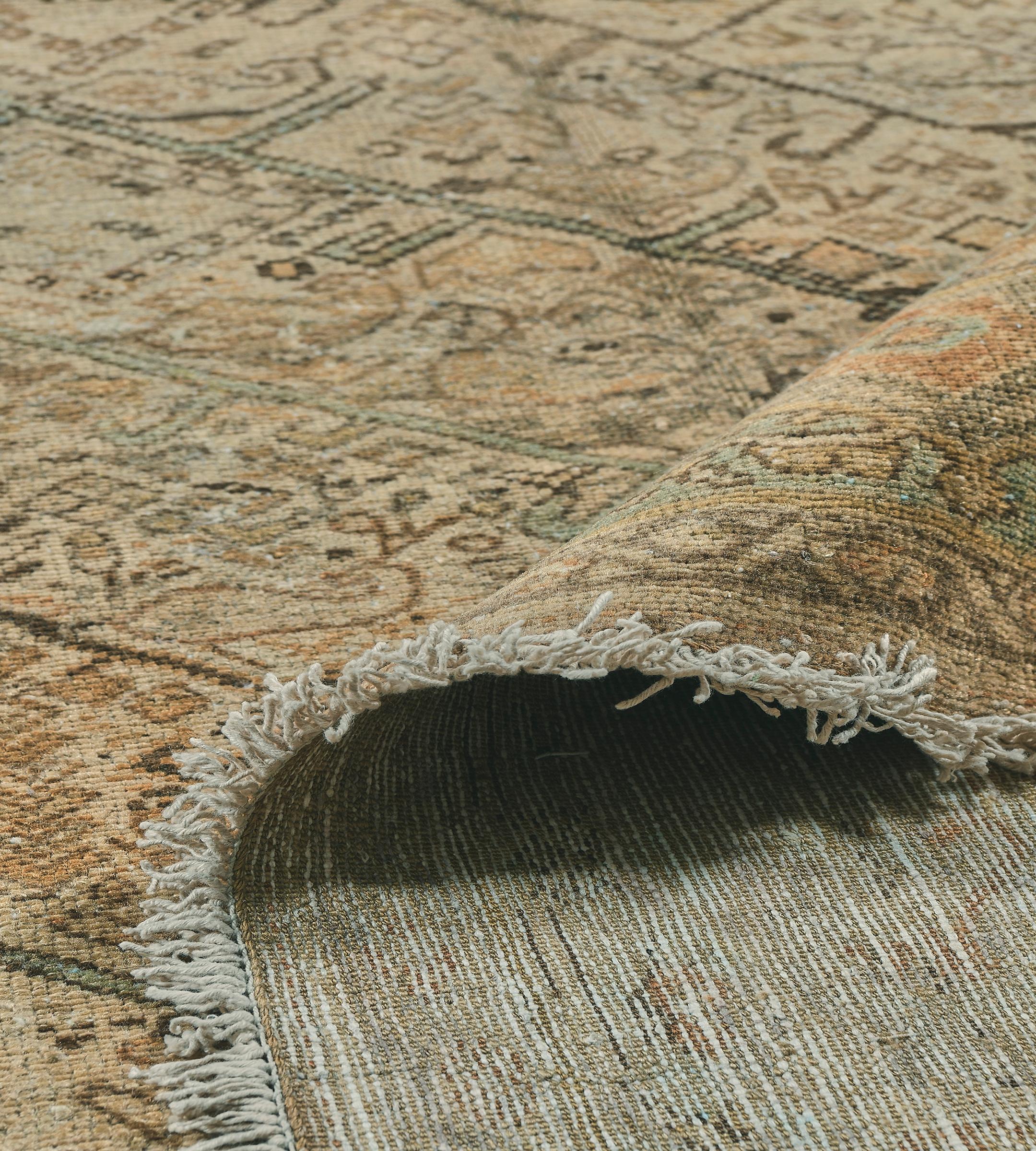 Runner persiano Boteh tessuto a mano, antico, CIRCA 1900, Malayer persiano in vendita 3