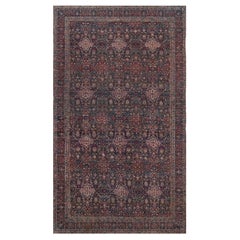 Handwoven Antique Circa 1920 Kirman Rug