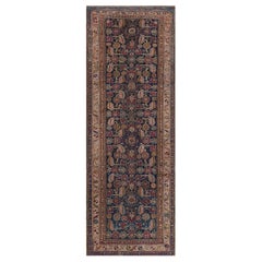 Handwoven Antique Herati-Pattern Karabagh Runner