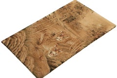 Antique Japanese Tapestry in Beige-Brown Tiger Pictorial by Rug & Kilim