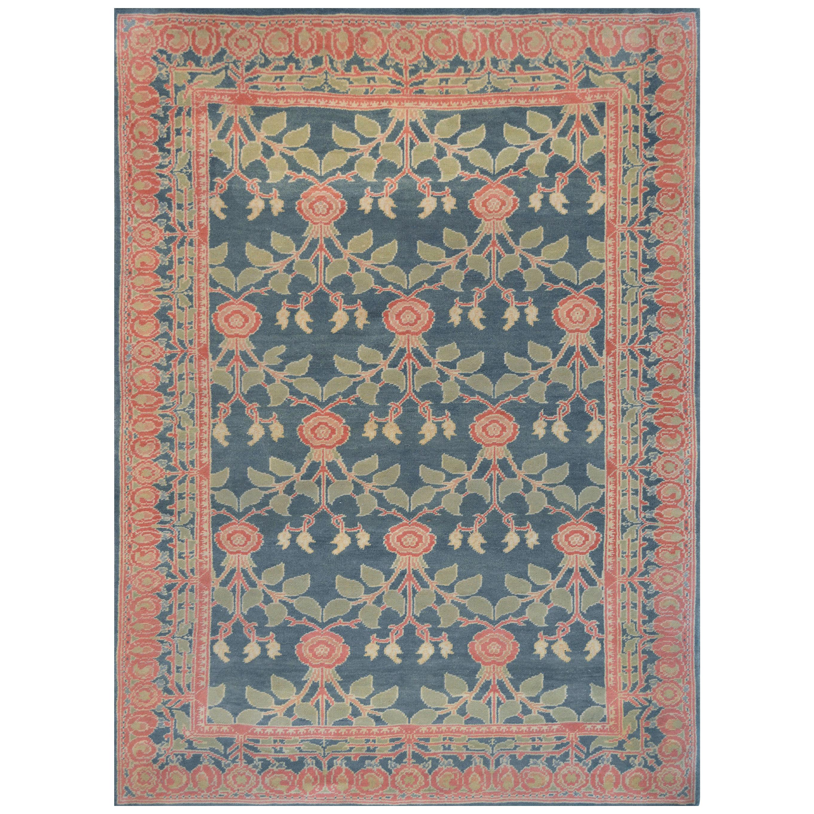 Handwoven Arts & Crafts Rug For Sale