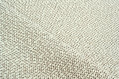 Handwoven Beige Camel Wool Rug, Minimal Contemporary Handmade Carpet