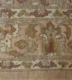 Handwoven Agra-Inspired Wool Rug, 100% Natural, Contemporary Design