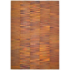21st Century Handwoven Bright Mazandaran Kilim Carpet
