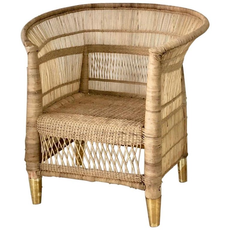 Handwoven Cane Malawi Chair at 1stDibs