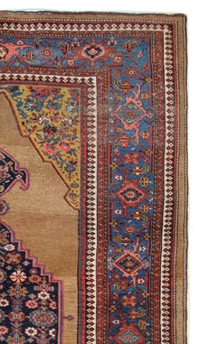 Handwoven Carpet Rug Geometric Oriental Area Rug Traditional Gold Rug