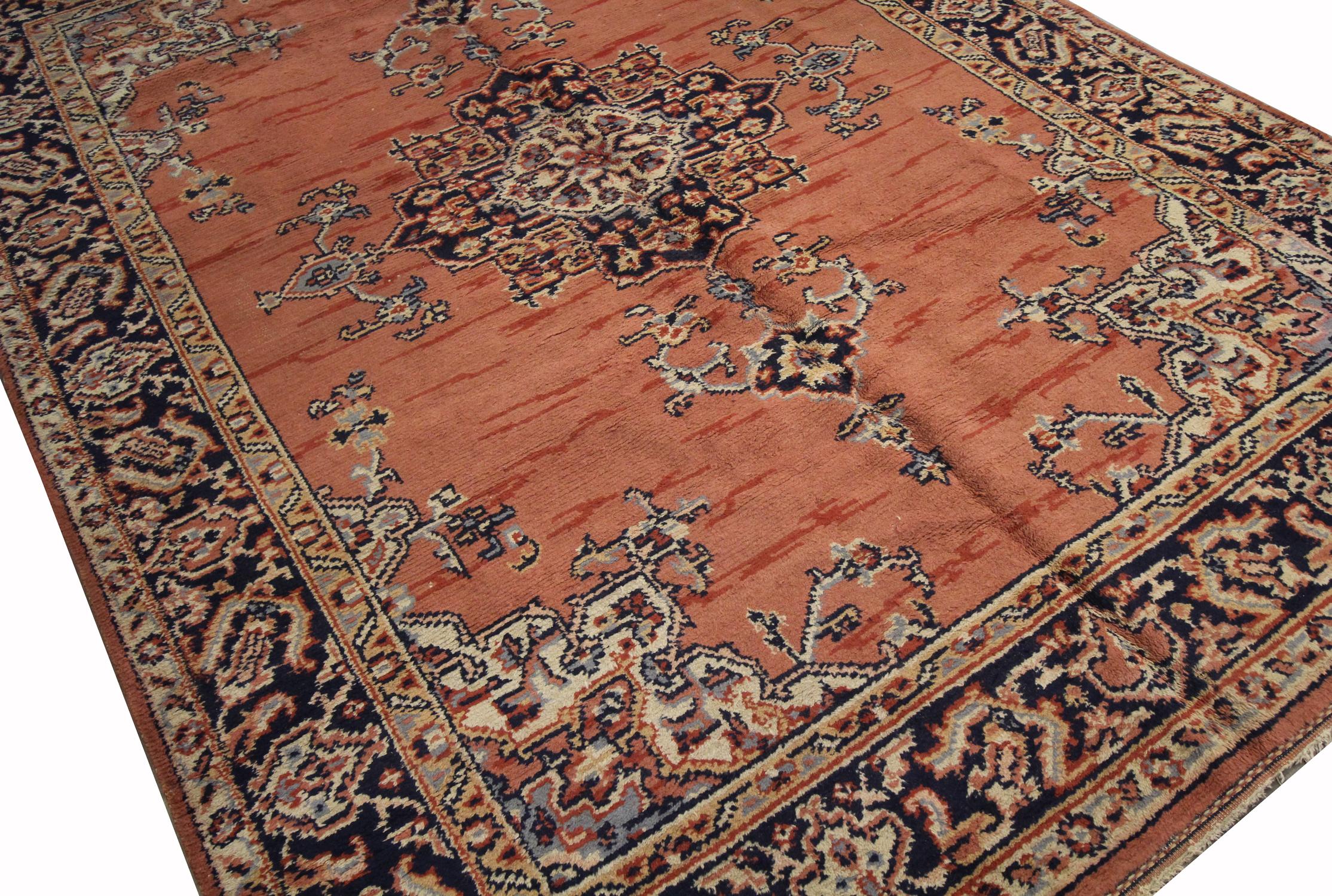vintage rust rug