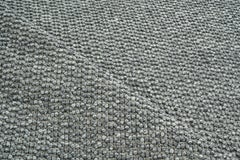 Handwoven Charcoal Gray Wool Rug, Minimalist Textured Contemporary Carpet