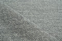Handwoven Charcoal Grey Wool Rug, Minimal Contemporary Handmade Carpet
