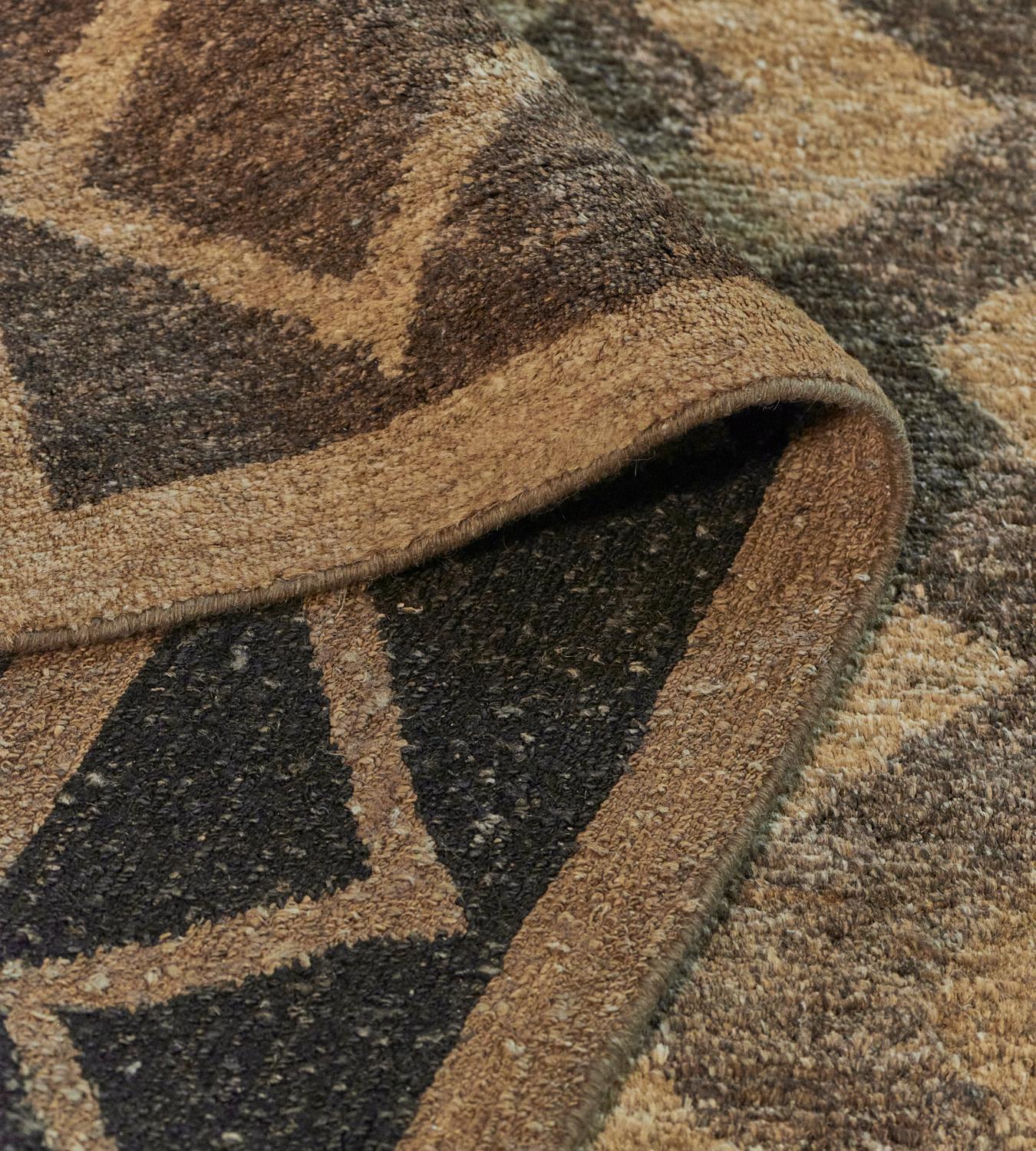 Part of the Mansour Modern collection, this hemp rug is handwoven by master weavers using the finest quality techniques and materials.