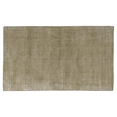 Handwoven Contemporary Rug, Sand Color, 3' x 5', Modern Design, New