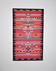 Handwoven Contemporary Scandinavian Wool Tapestry