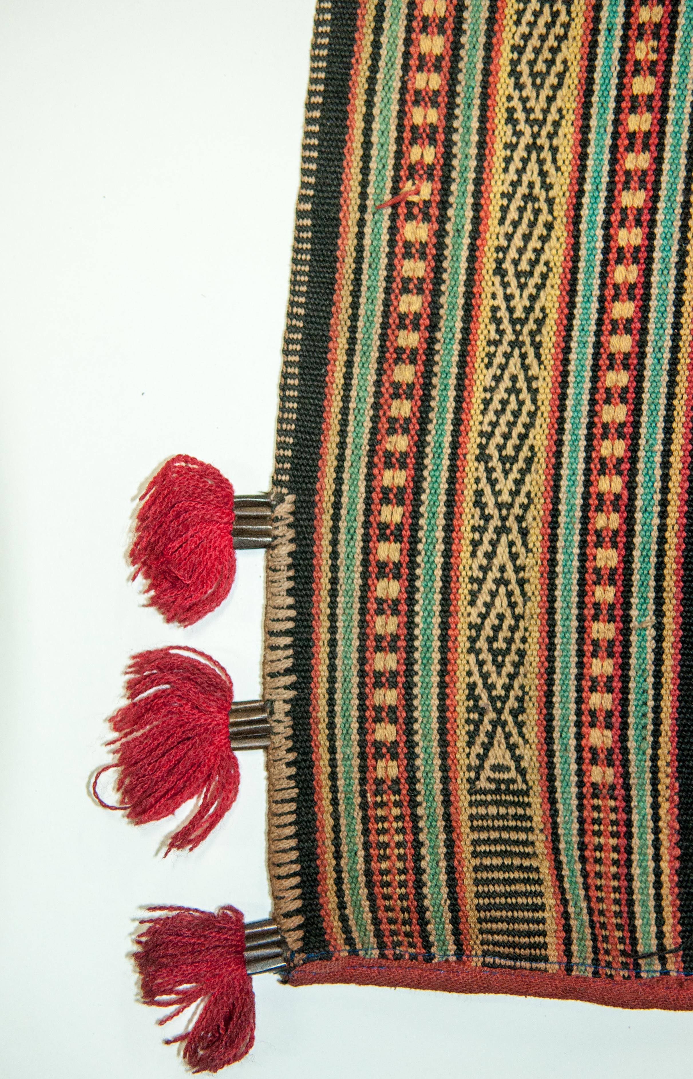 Handwoven Cotton Sarong Textile Central Highlands, Vietnam, Mid-20th Century 1