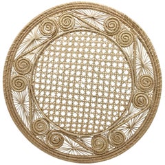 Handwoven Cream Iraca Fibre Placemat’s’ Made in Columbia