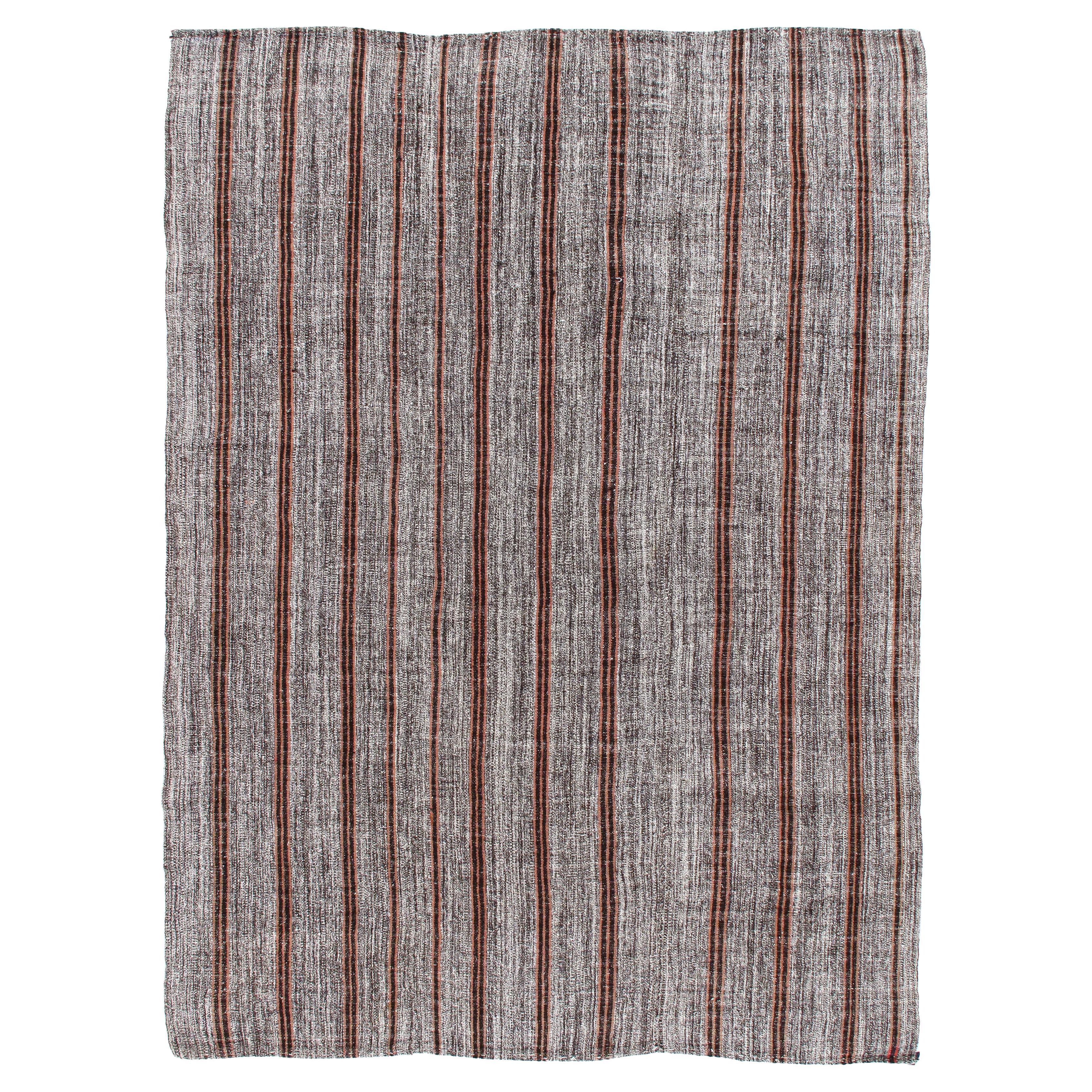Handgewebter flachgewebter Pelas-Teppich