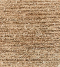 Handgewebter All-Natural-Teppich mit handgewebtem Saum