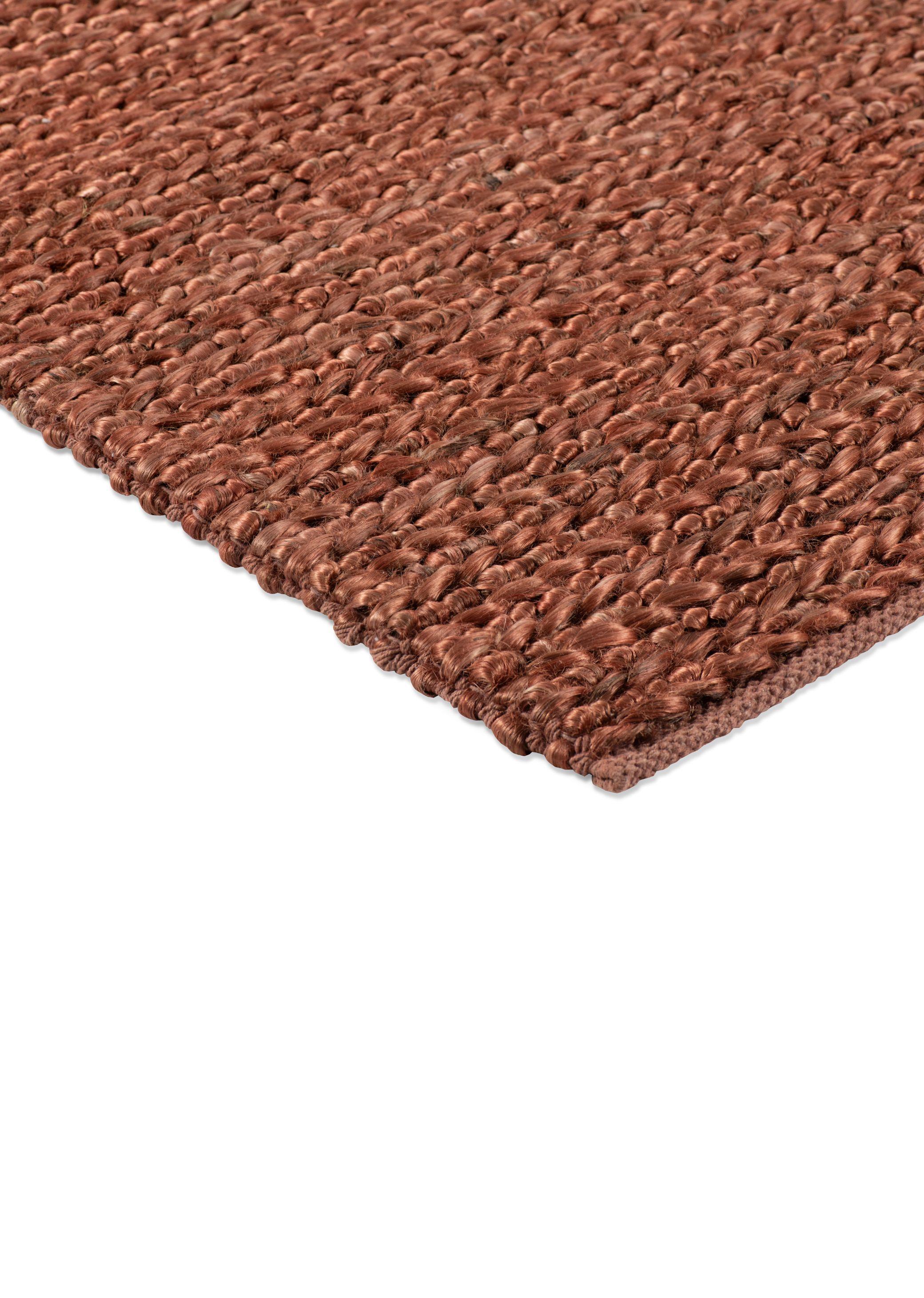 Moderno Tappeto con trama di iuta intrecciata a mano, 15' x 20', Topazio in vendita