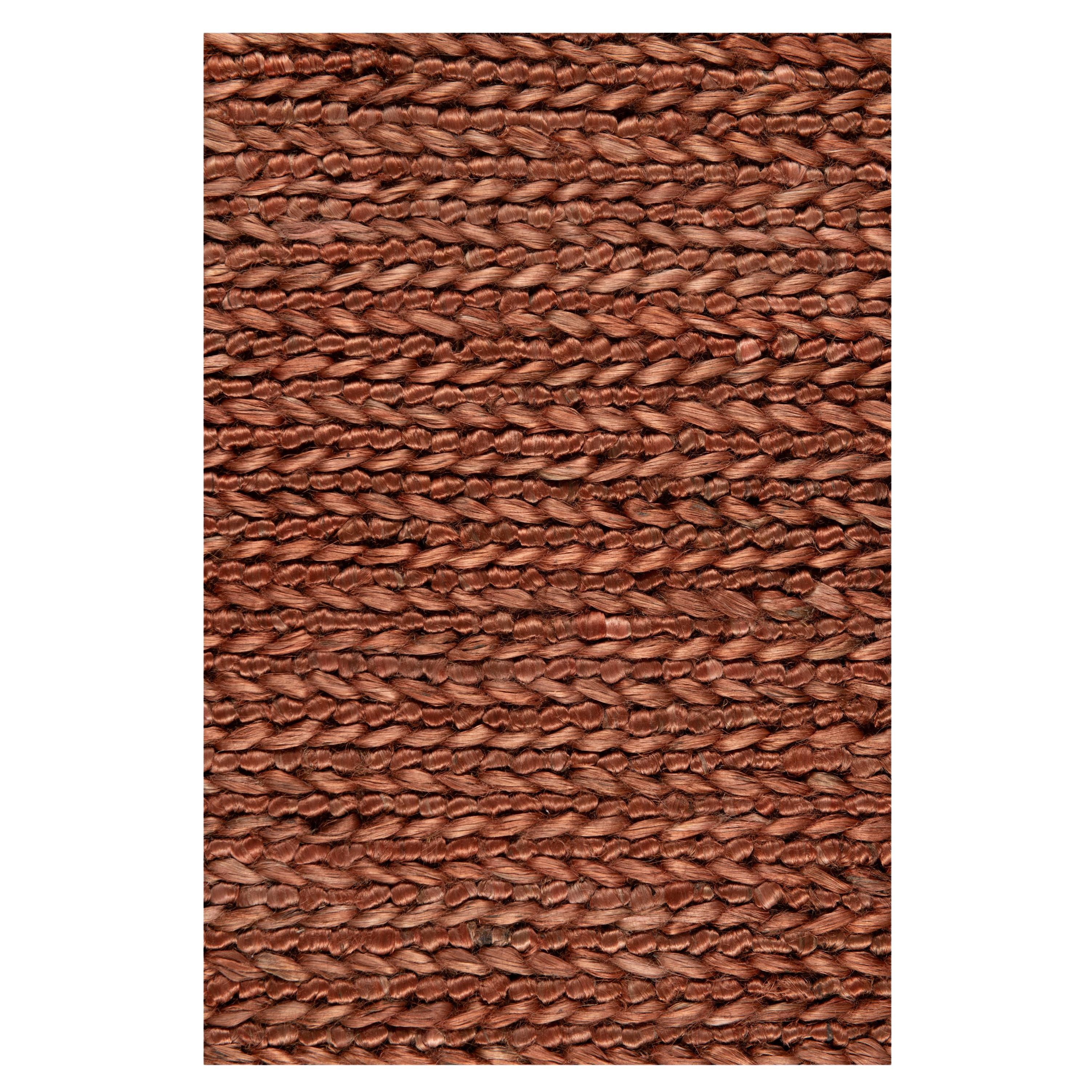Handgewebter Jute Webteppich, 9 'x 12', Topaz