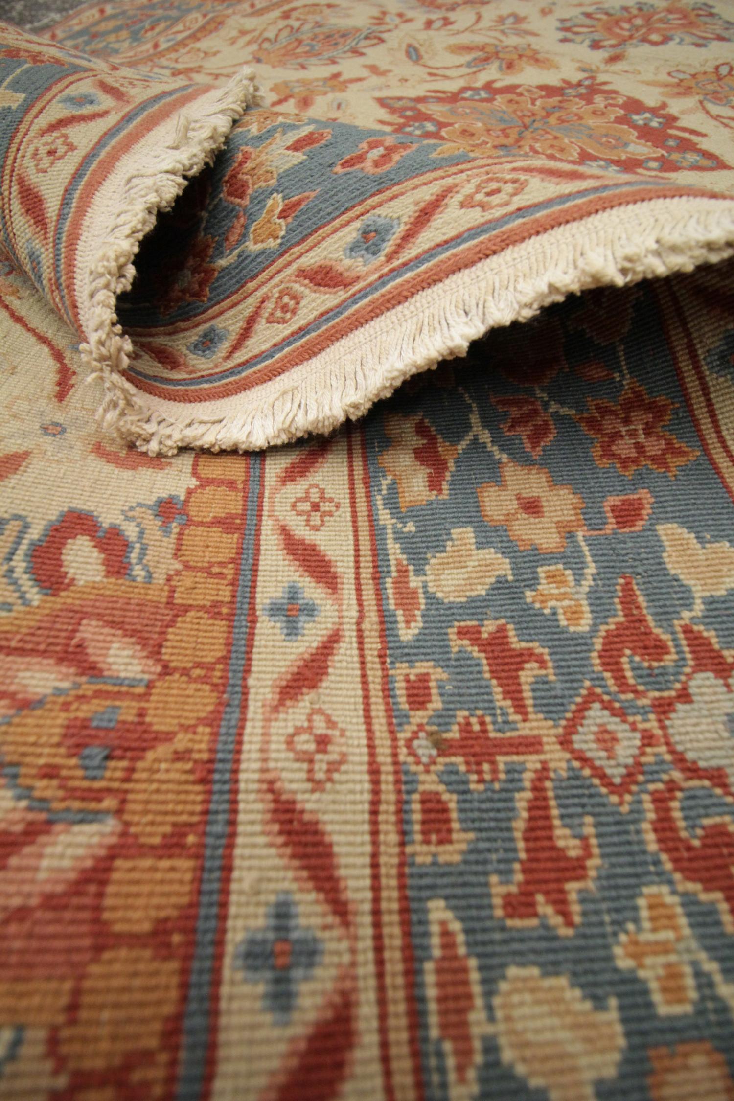 Afghan Handwoven Kilim Rugs Soumak Area Rug Cream Carpet Wool Rug