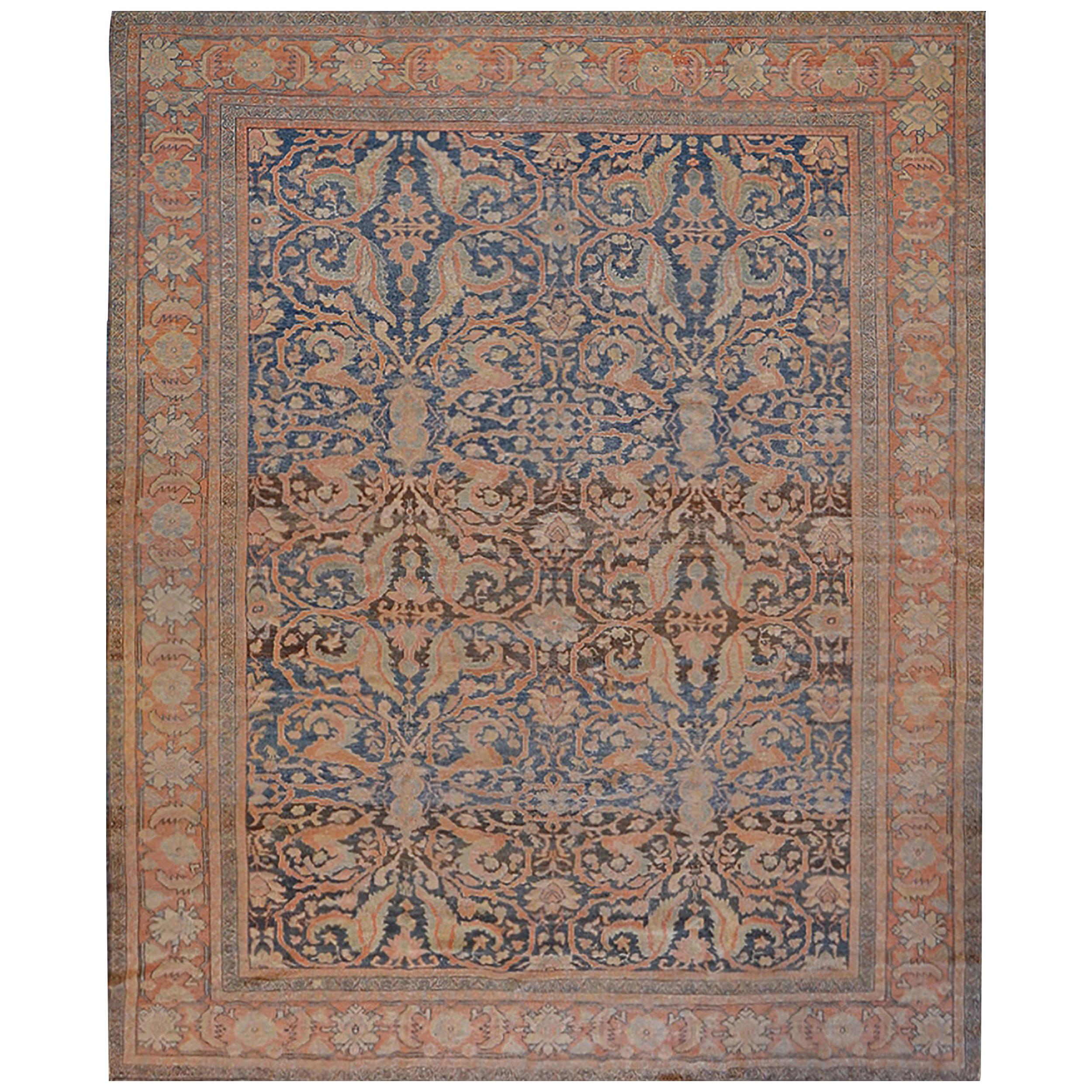 Handwoven Late 19th Century Persian Sultanabad