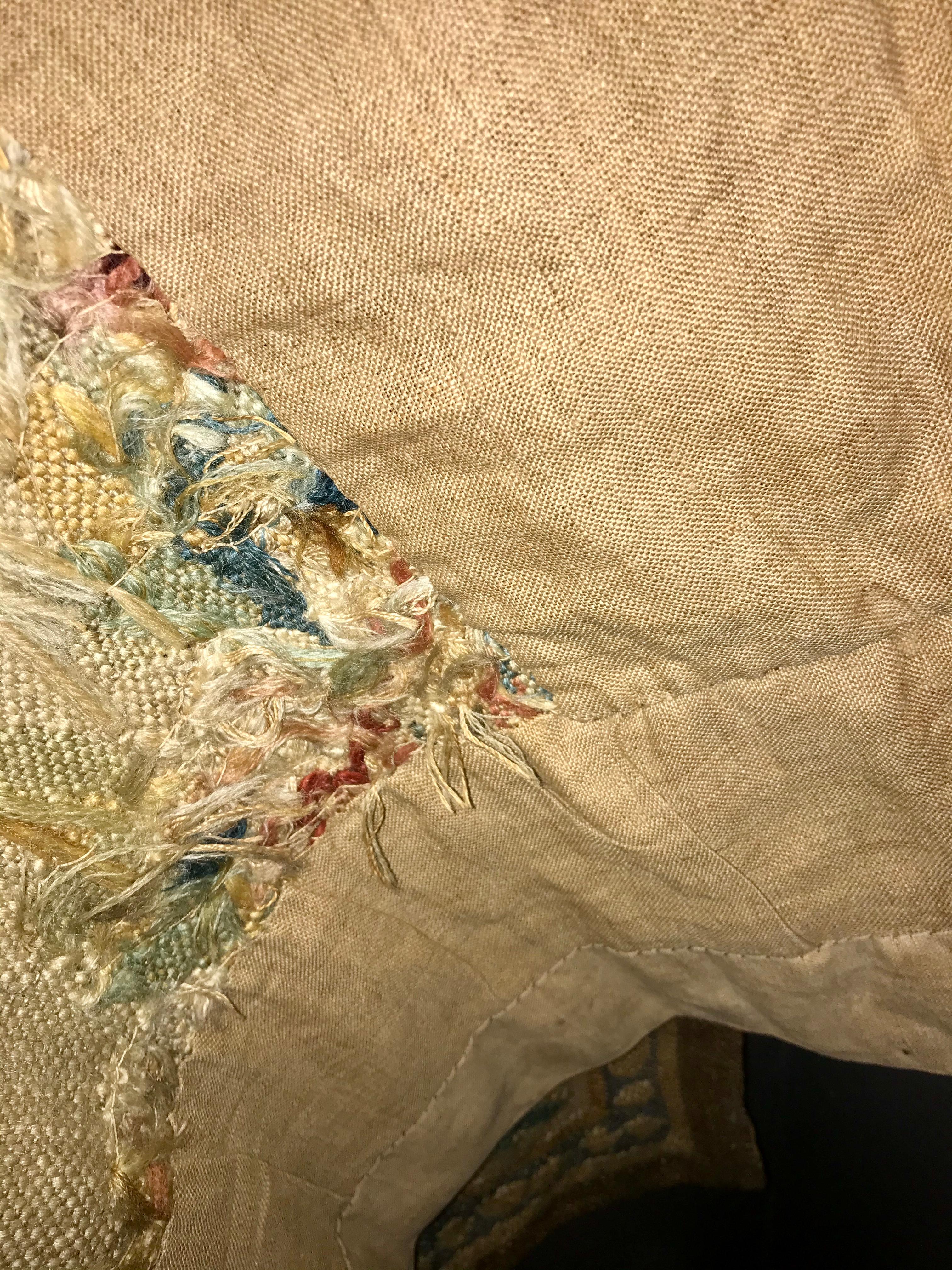 Handwoven Louis XVI Style Floral Tapestry 6