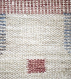 Handwoven Mansour Modern Swedish Lantern Inspired Wool Rug